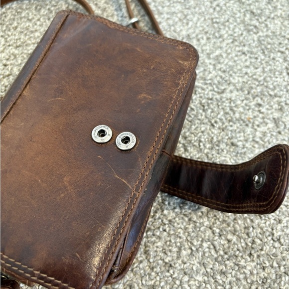 Chic Brown Leather Crossbody Bag - Picture 8 of 13